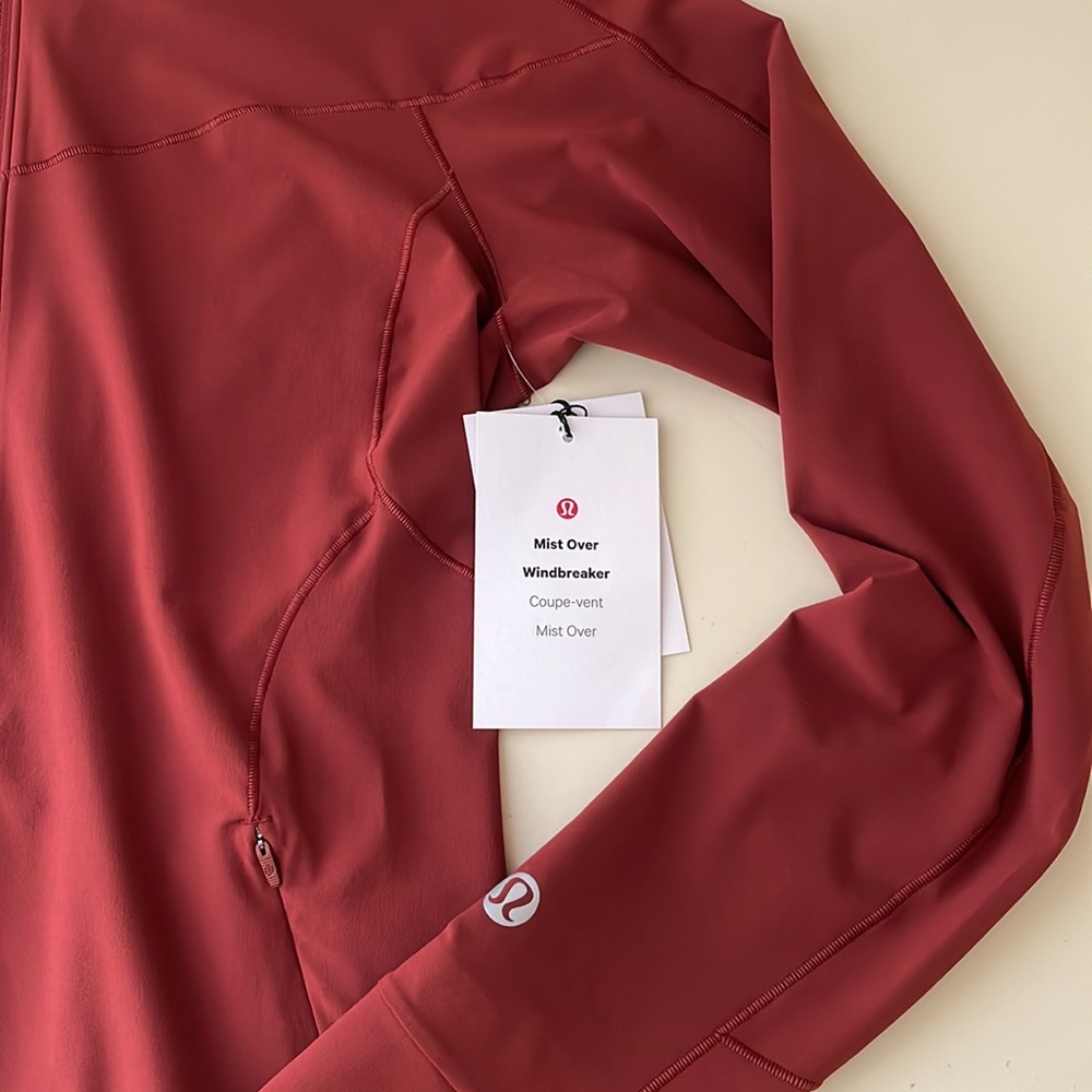 Lululemon Mist Over Windbreaker Cranberry Charm - Picture 3 of 10